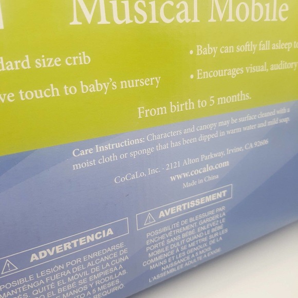 CoCaLo Bedding Nos Cocalo Taffy Baby Pink Nursery Mobile Floral